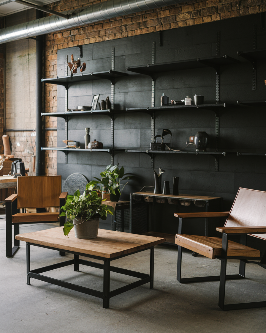 View of Discover 42 Stunning Black Living Room Ideas for 2025 | Modern ...