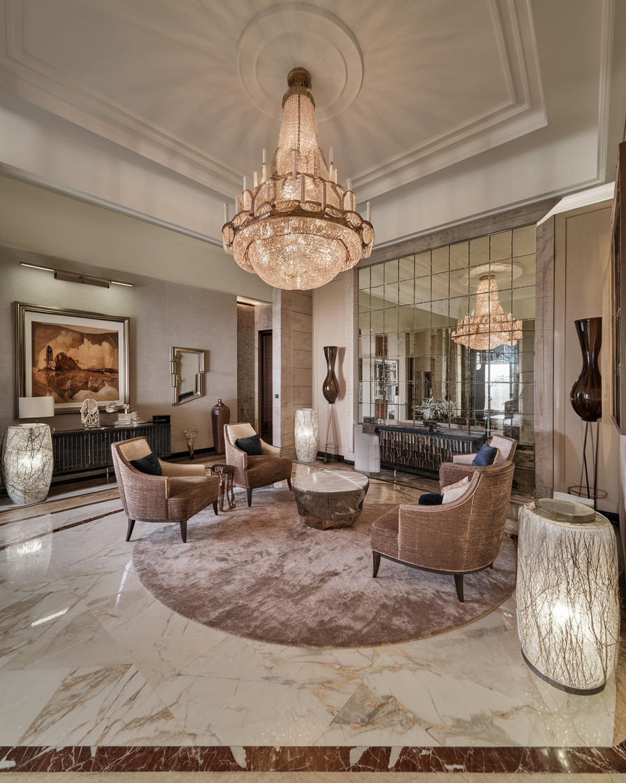 37 Entrance Hall Ideas 2025 for a Stylish Home Modern, Rustic, Luxury ... - High End Penthouse Entry Entrance Decor