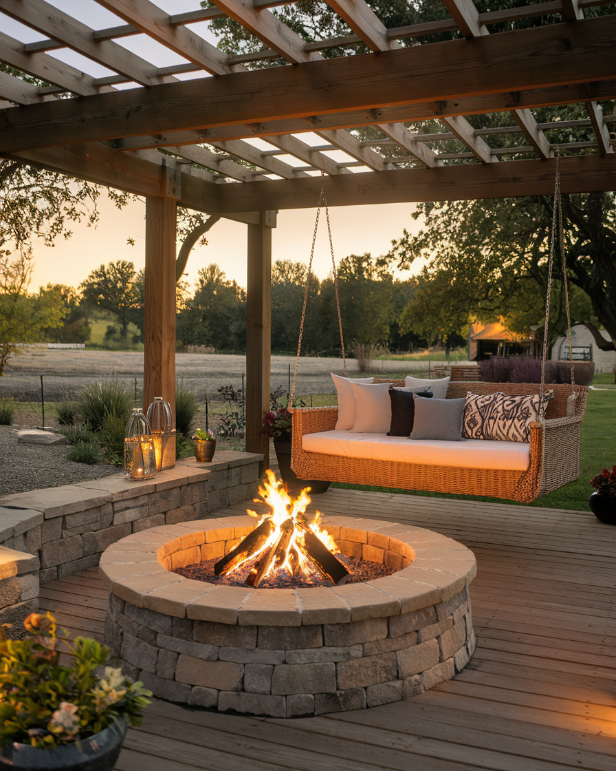 Outdoor Fire Pit Area 2025: 48 Innovative Ideas for Stylish, Cozy ...