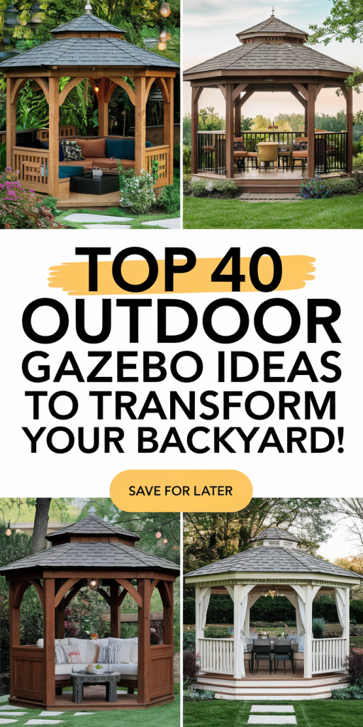 40 Outdoor Gazebo Ideas 2025 – Stunning Designs for a Beautiful ...