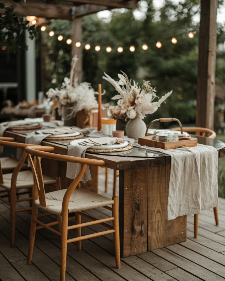 38 Stunning Outdoor Table Decor Ideas 2025 for Garden Parties, Patio ...