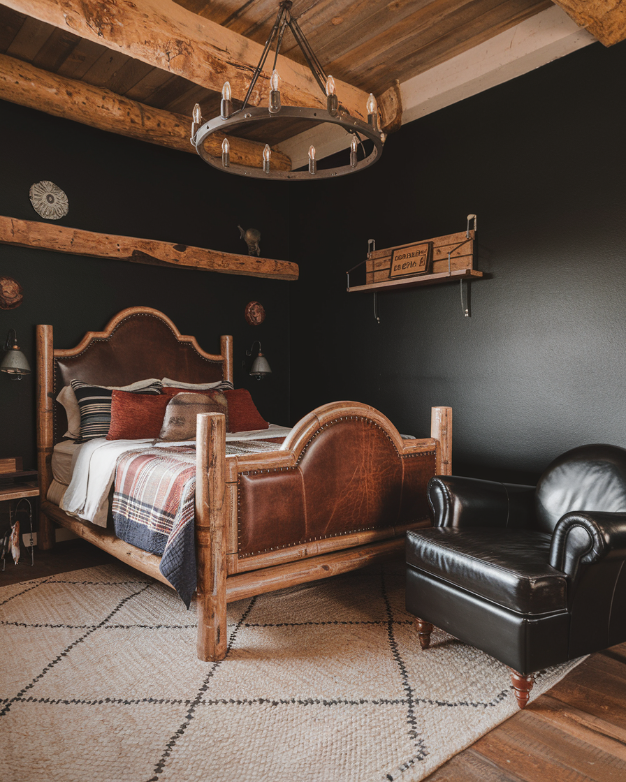 41 Stylish Black Accent Wall Bedroom Ideas 2025 – Bold, Modern, and ...