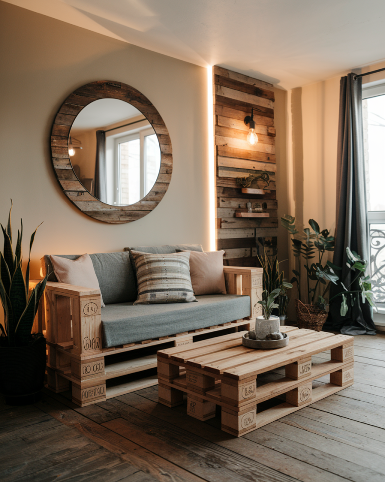 Picture of Eco-Chic Apartment Makeover: Sustainable Design on a Budget