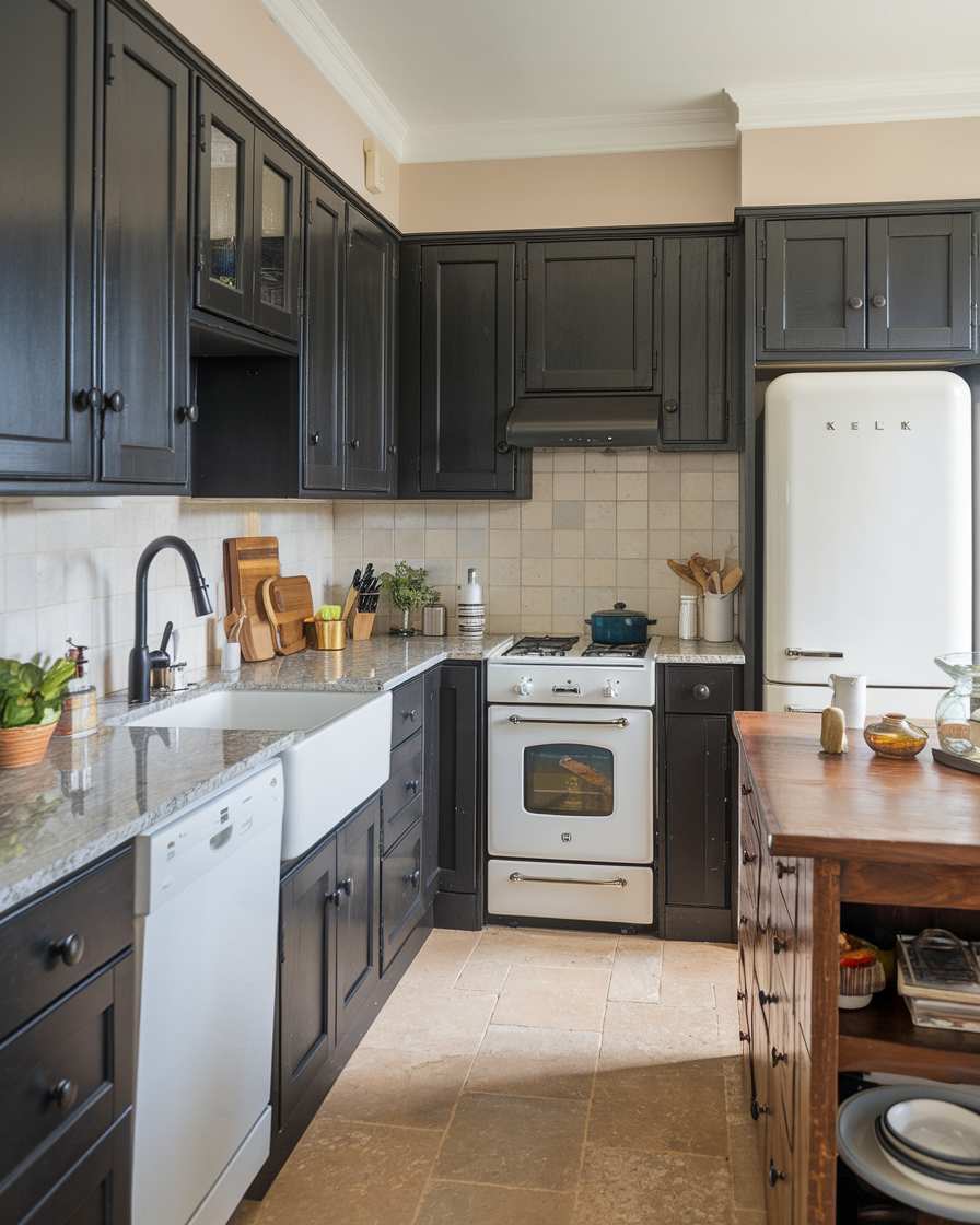 Dark Kitchen Cabinets 2025: 33 Stunning Design Ideas for Modern ...