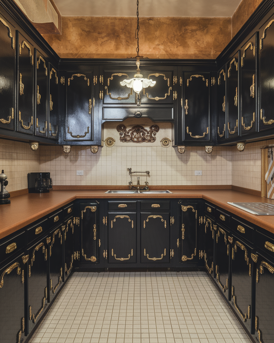 39 Stunning Black Kitchen Cabinets 2025 Ideas – Modern, Rustic & Trendy ...