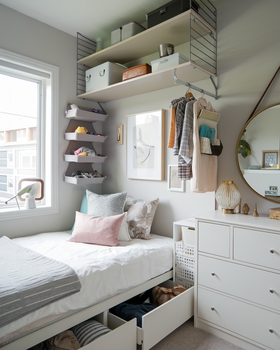 41 Genius Bedroom Ideas for Small Rooms 2025 – Smart, Cozy & Stylish ...