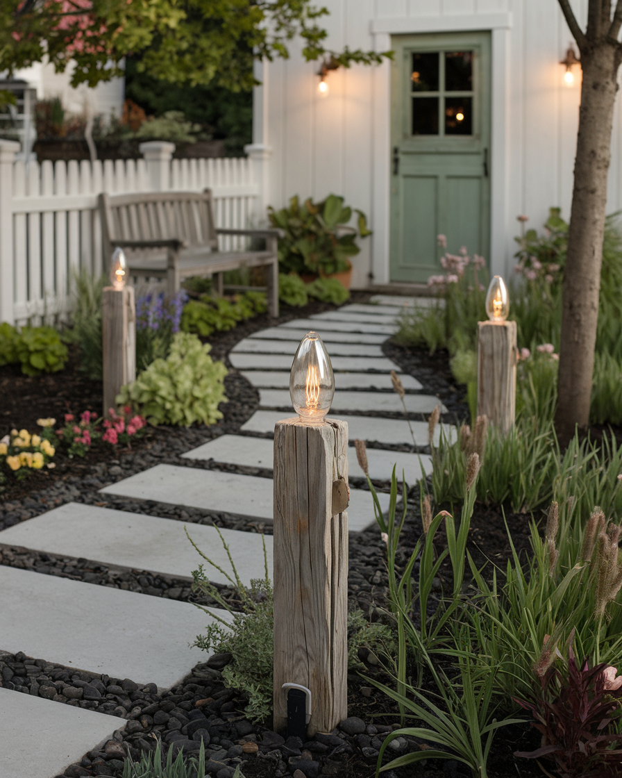 Rustic Path Light 39 Rustic Outdoor Lighting Ideas for 2025 – Porch, Patio, Garden ...