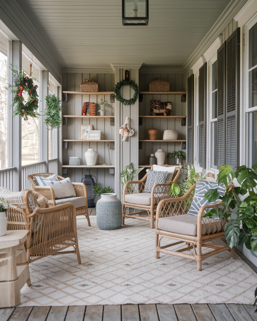 33 Porch Ideas 2025 for Front, Back, and Enclosed Spaces Including Cozy ...