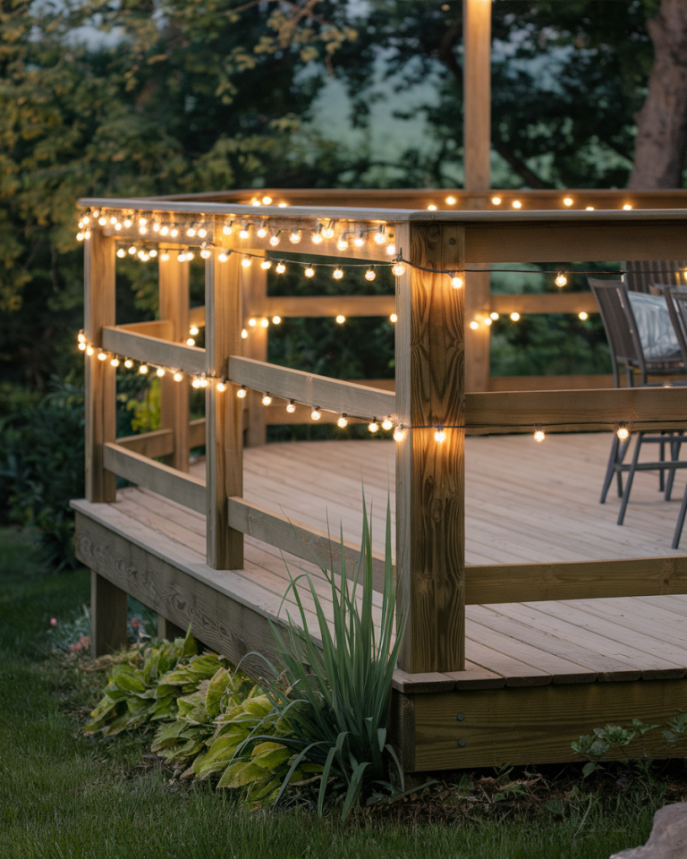 37 Outdoor String Lights Ideas 2025 – Stunning Backyard, Patio, Deck ...