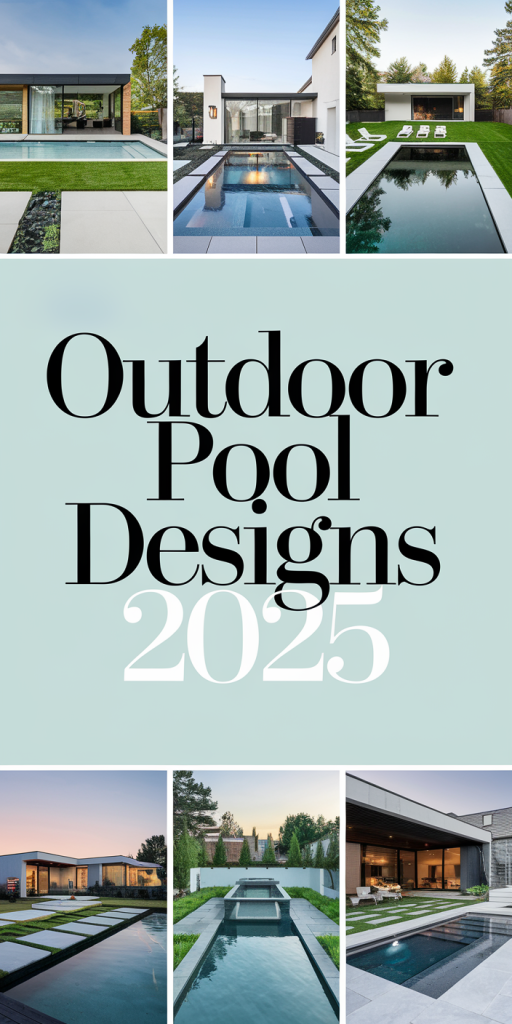 Outdoor Pool Designs 2025 – 37 Stunning Ideas for a Luxury, Minimalist ...