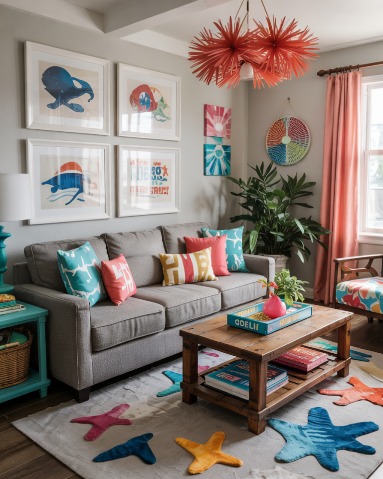 38 Coastal Living Room Ideas with Rugs Furniture and Paint Colors for a ...