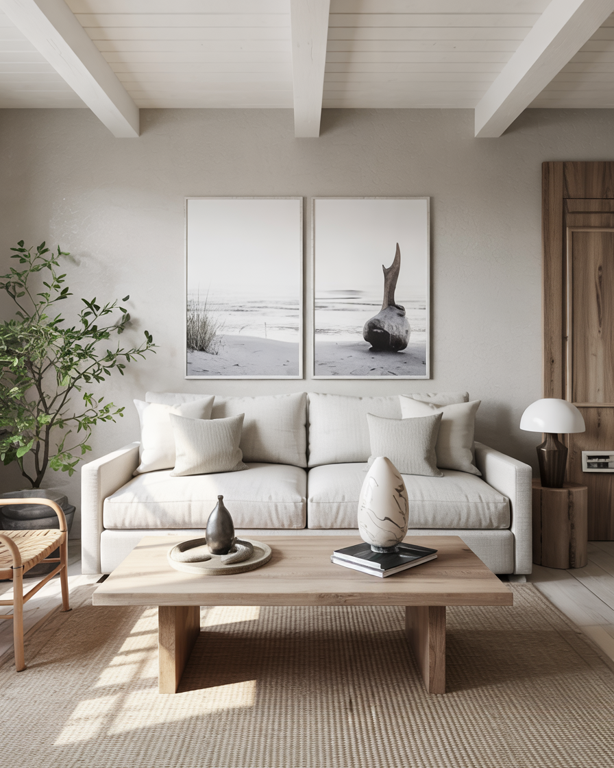 Picture of 38 Coastal Living Room Ideas with Rugs Furniture and Paint Colors for a ...