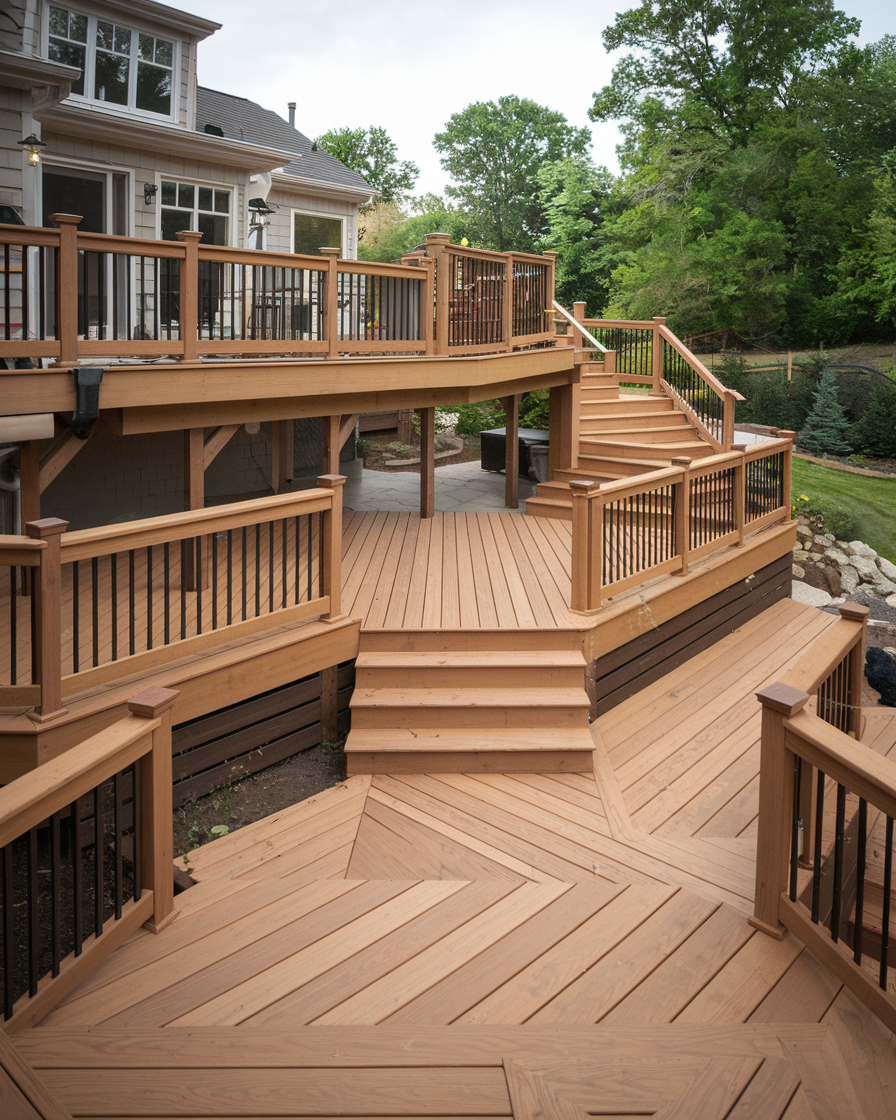30 Backyard Deck Ideas 2025 for DIY Builds, Pools, Hot Tubs, Stairs ...