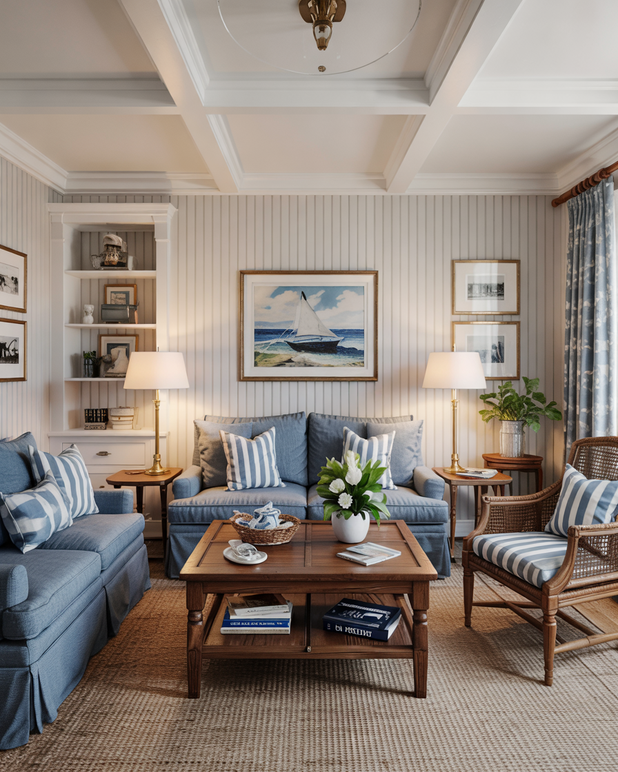 38 Coastal Living Room Ideas with Rugs Furniture and Paint Colors for a ...