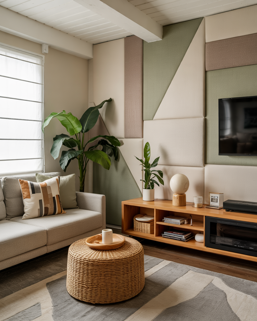 Creative Living Room Accent Wall Ideas 2025 with Bold Paint, Wallpaper ...