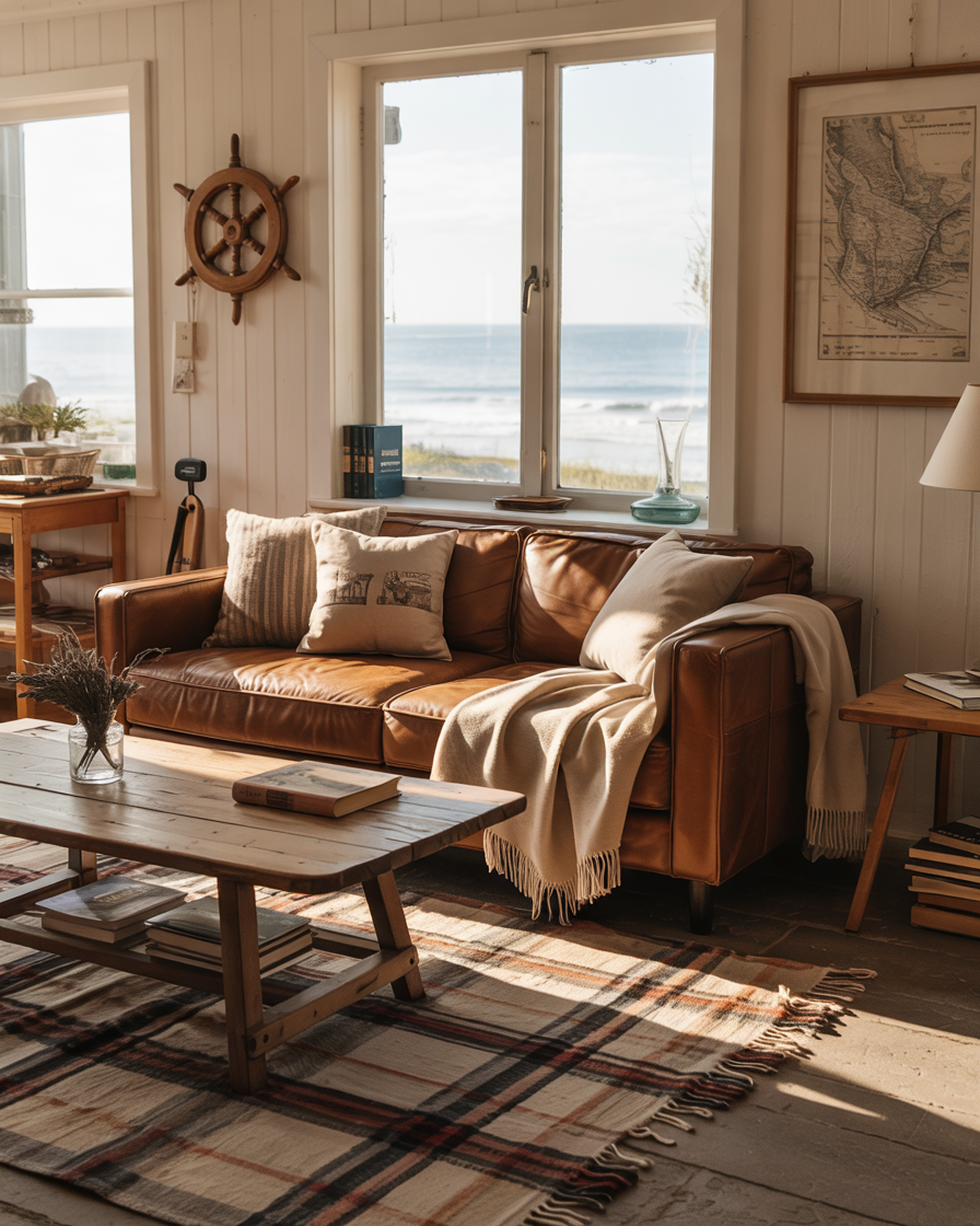 38 Coastal Living Room Ideas with Rugs Furniture and Paint Colors for a ...