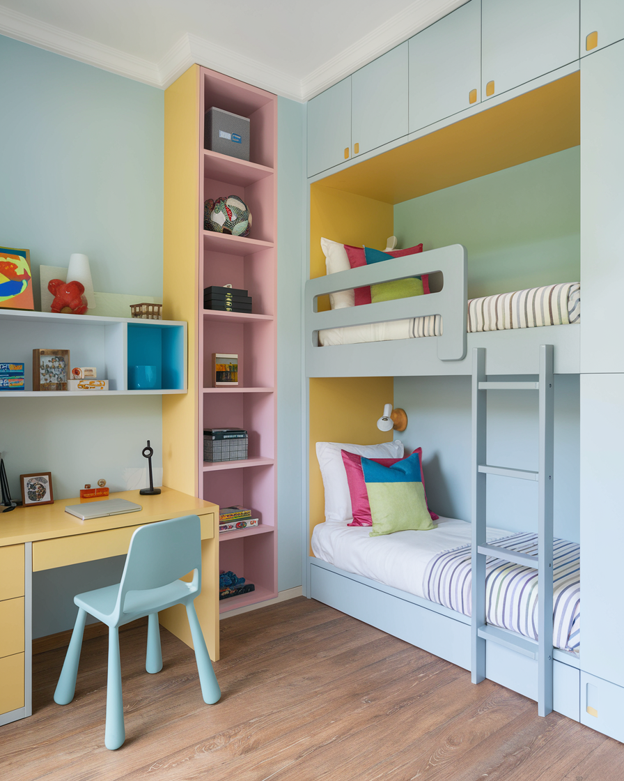30 Kids Shared Bedroom Ideas 2025 for Small Spaces, Twins, Unisex Rooms ...