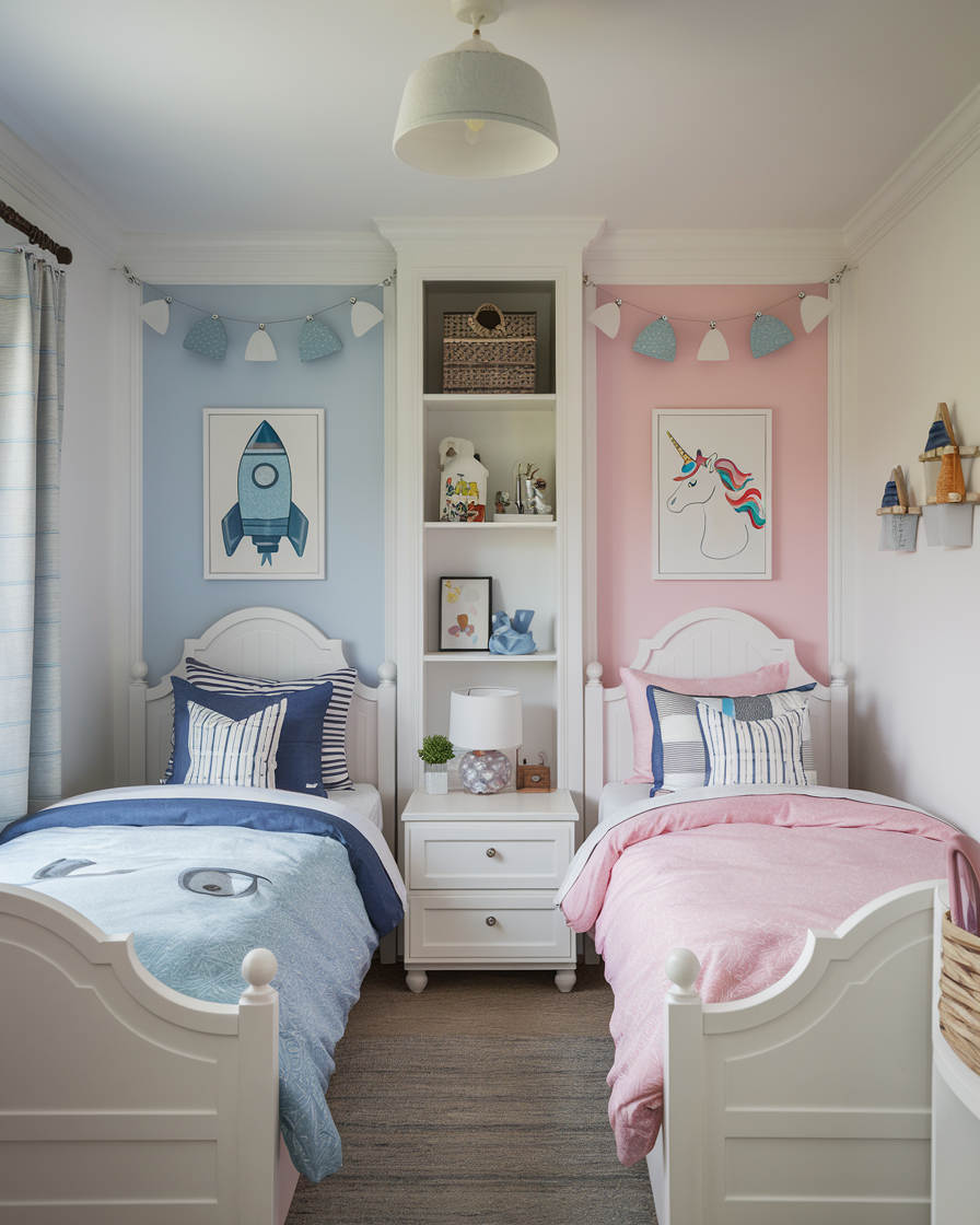 30 Kids Shared Bedroom Ideas 2025 for Small Spaces, Twins, Unisex Rooms ...