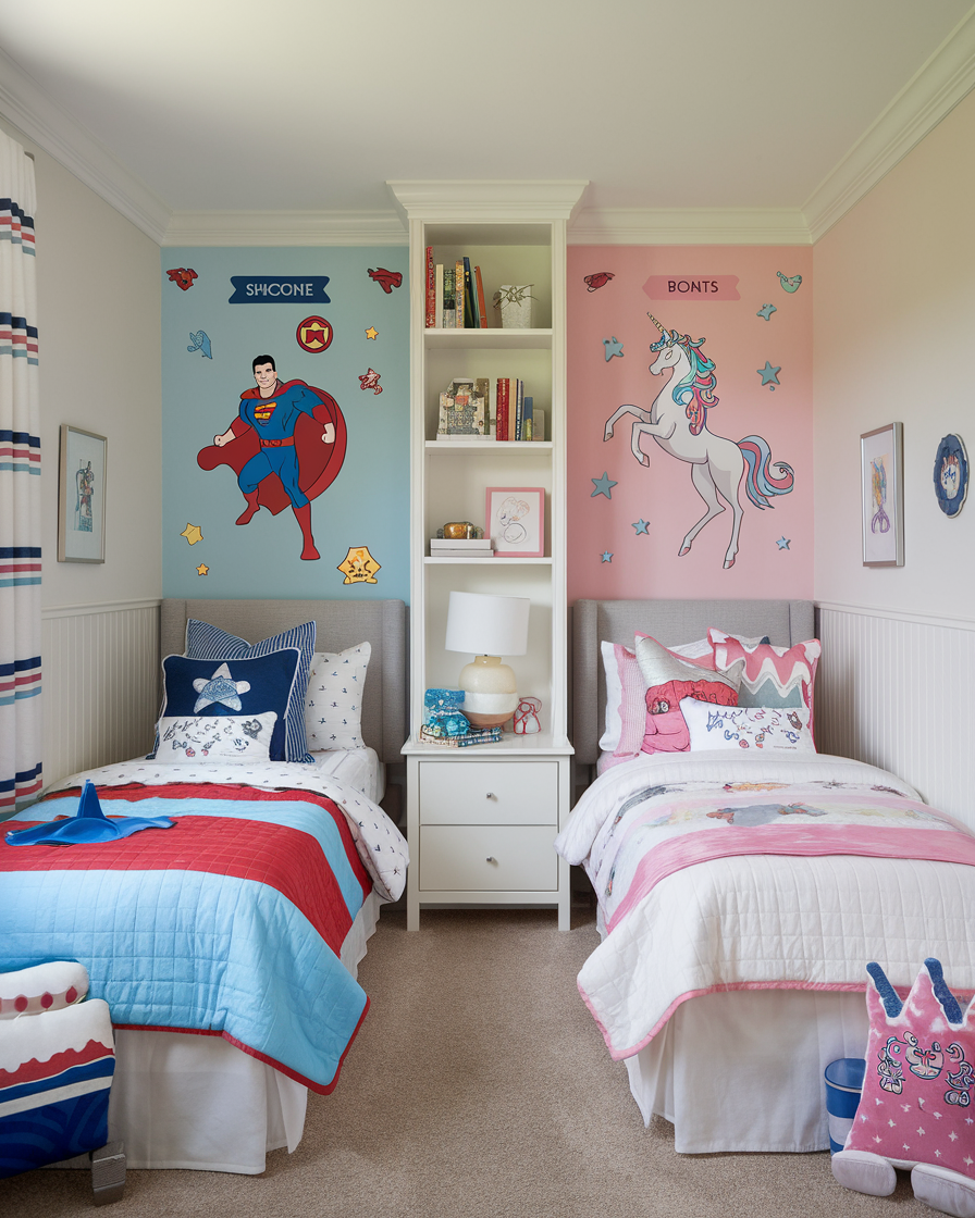 30 Kids Shared Bedroom Ideas 2025 for Small Spaces, Twins, Unisex Rooms and Stylish Layouts