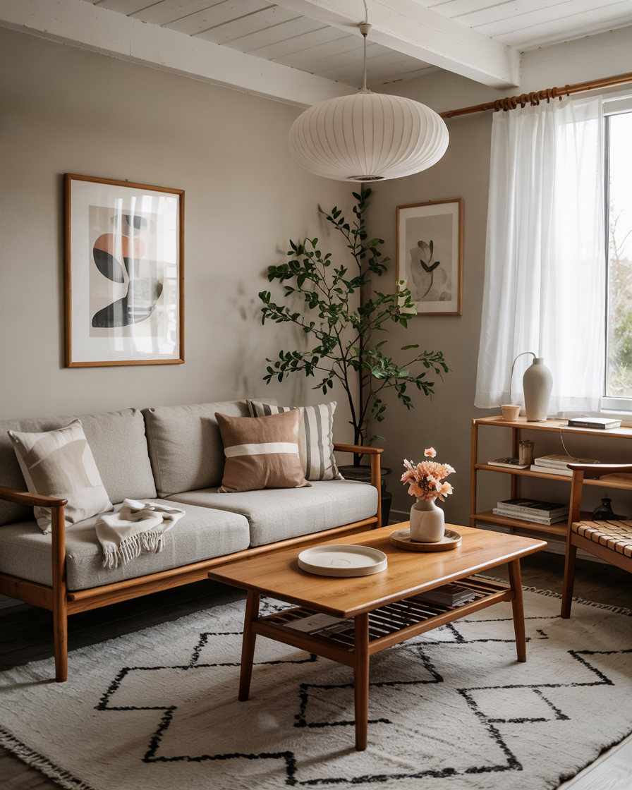 Mid Century Modern Living Room 2025 ideas with cozy retro layouts and ...