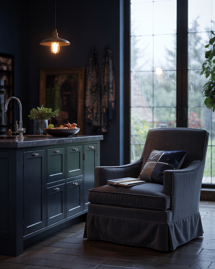 Explore 40 Dark Moody Kitchen Ideas 2025 with Stylish Decor, Cabinet ...