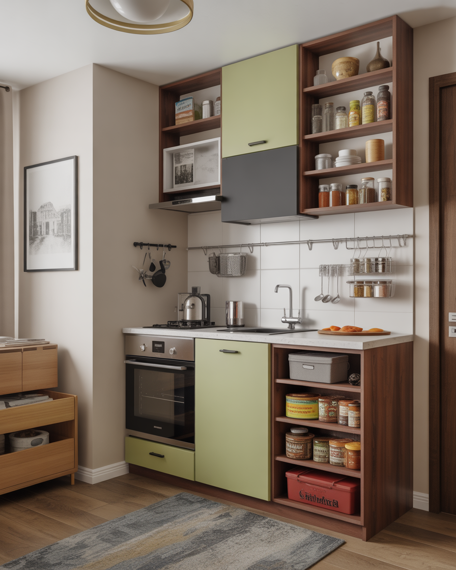 Mini Kitchen Ideas Small Spaces 2025 for Apartments Cabins Offices and ...