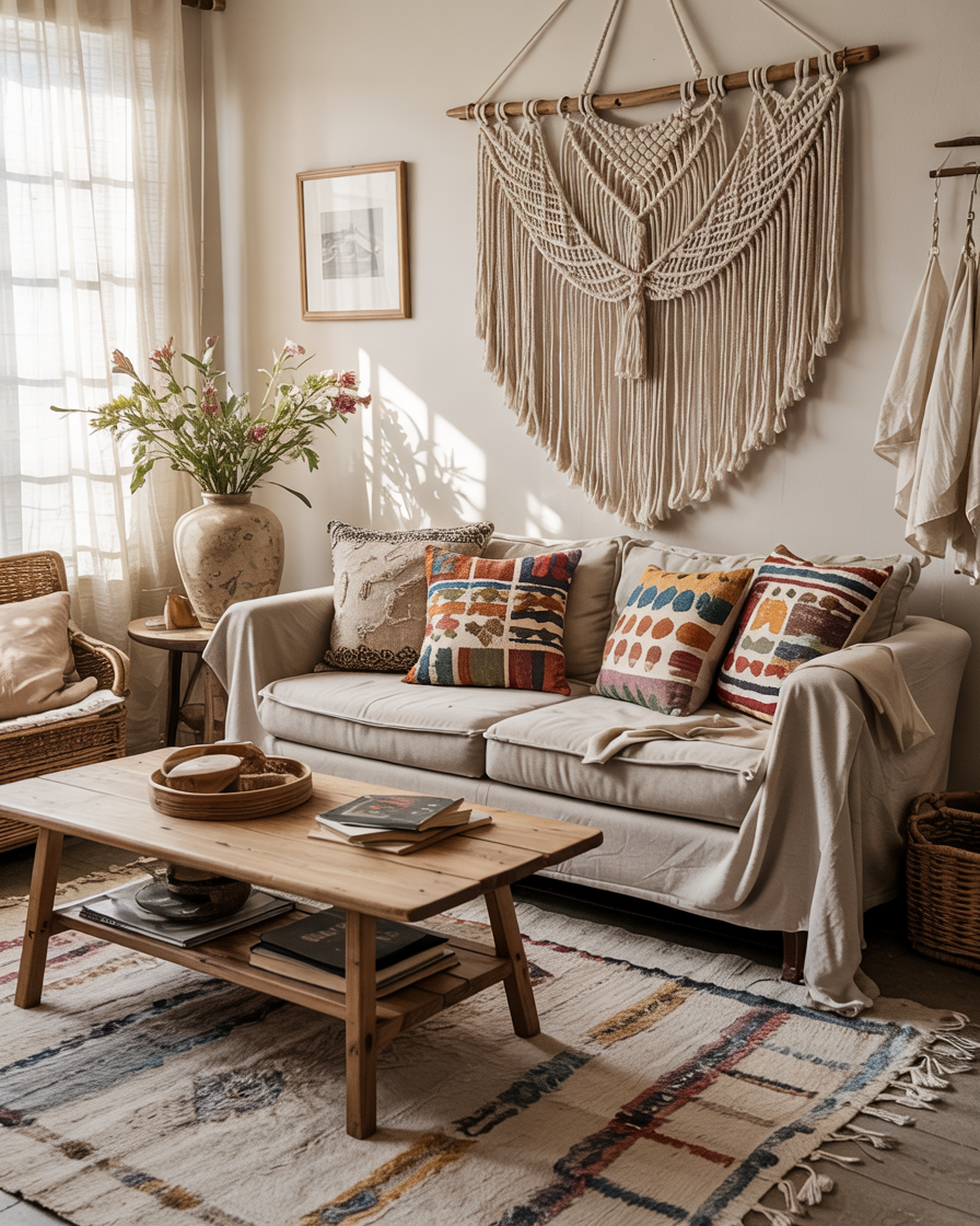 Curated visual reference: Visual Reference: Farmhouse Living Room Ideas 2025 With Cozy Rustic Modern And