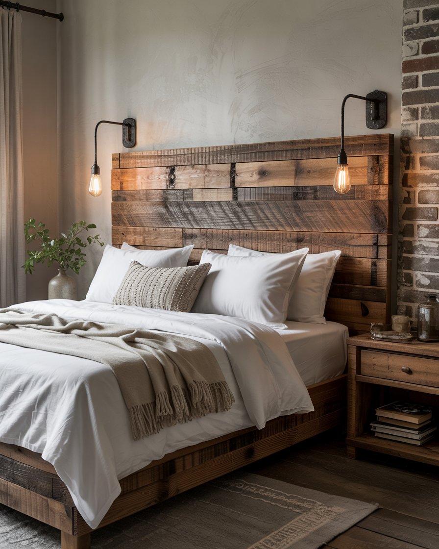 36 Rustic Bedroom Decor Ideas 2025 with Cozy DIY Touches and Farmhouse ...