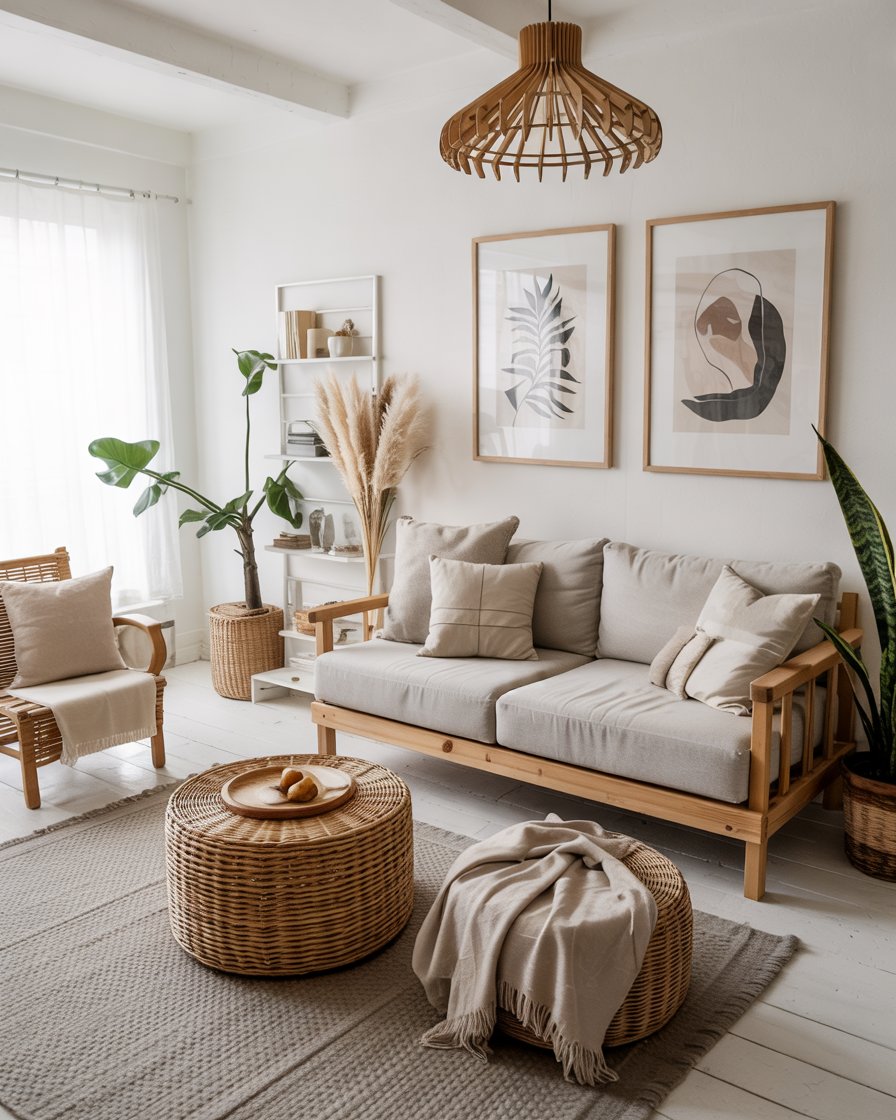 View of Minimalist living room ideas 2025 with cozy modern layouts for small ...