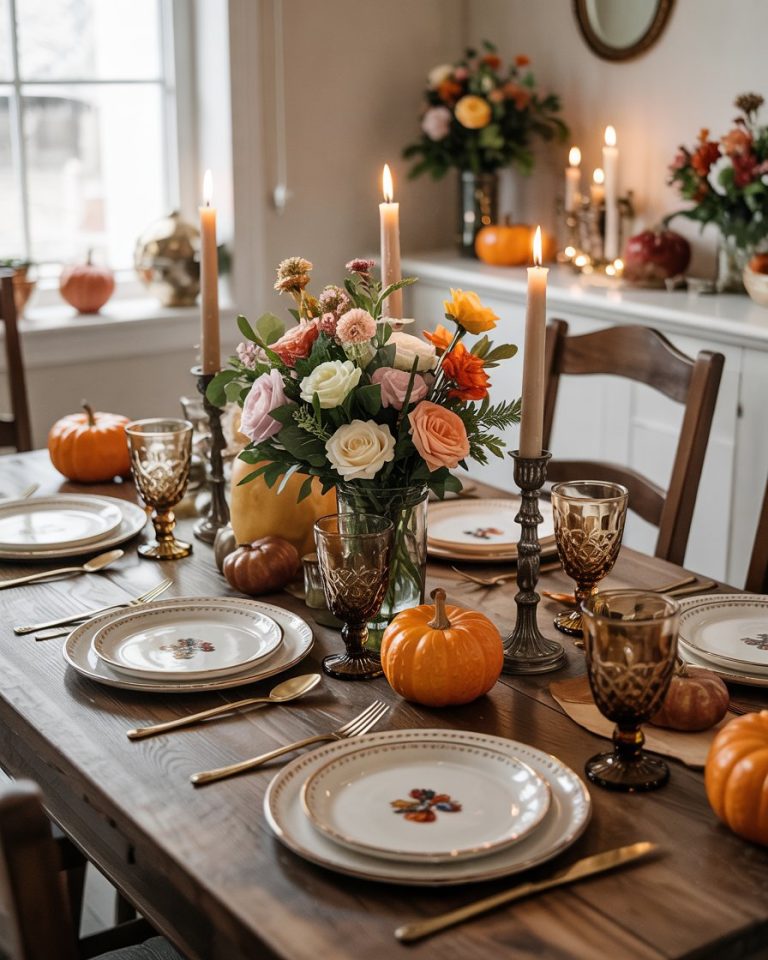 Thanksgiving Decor Ideas 2025 for Hosting with DIY Table Setting Rustic
