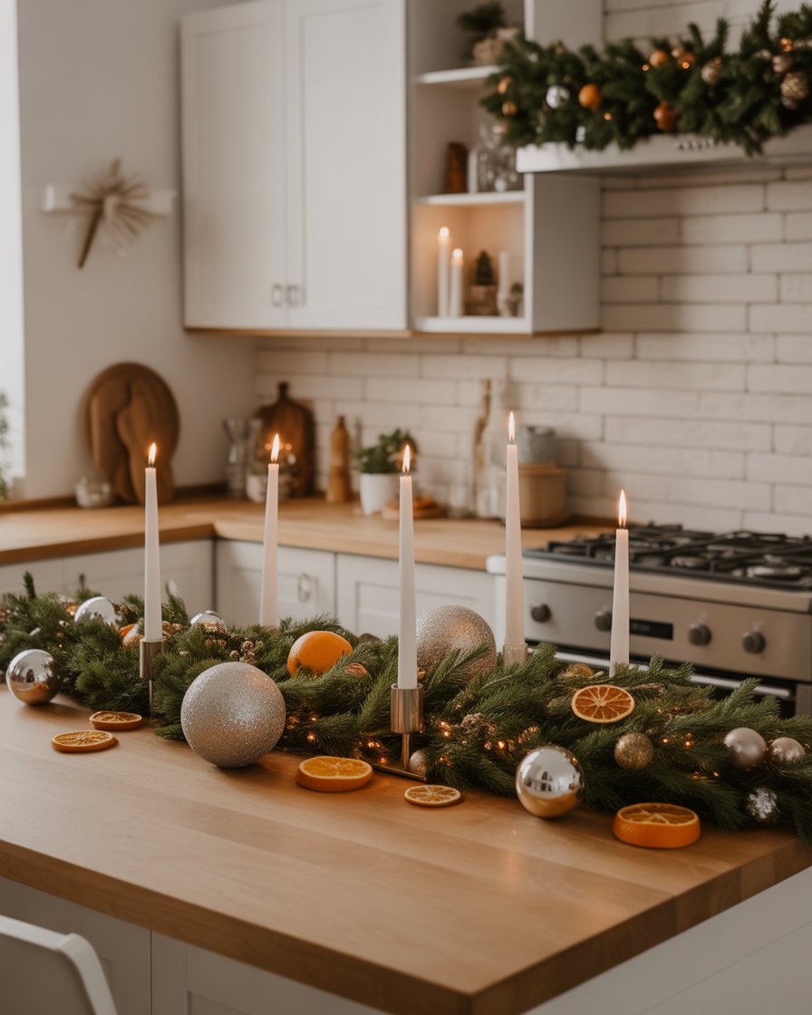 38 Garland Christmas Decor 2025 Ideas for Stairs Fireplace Doorway ...