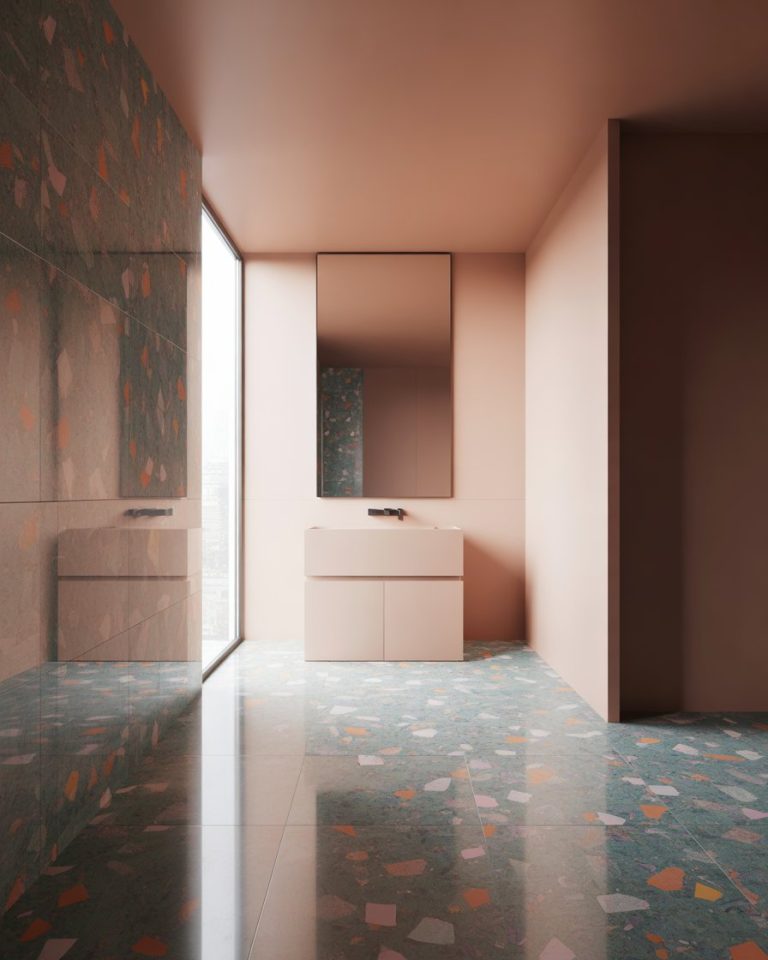 39 Bathroom Flooring Ideas 2025 with Tile Trends, LVP, Terrazzo, Slate ...