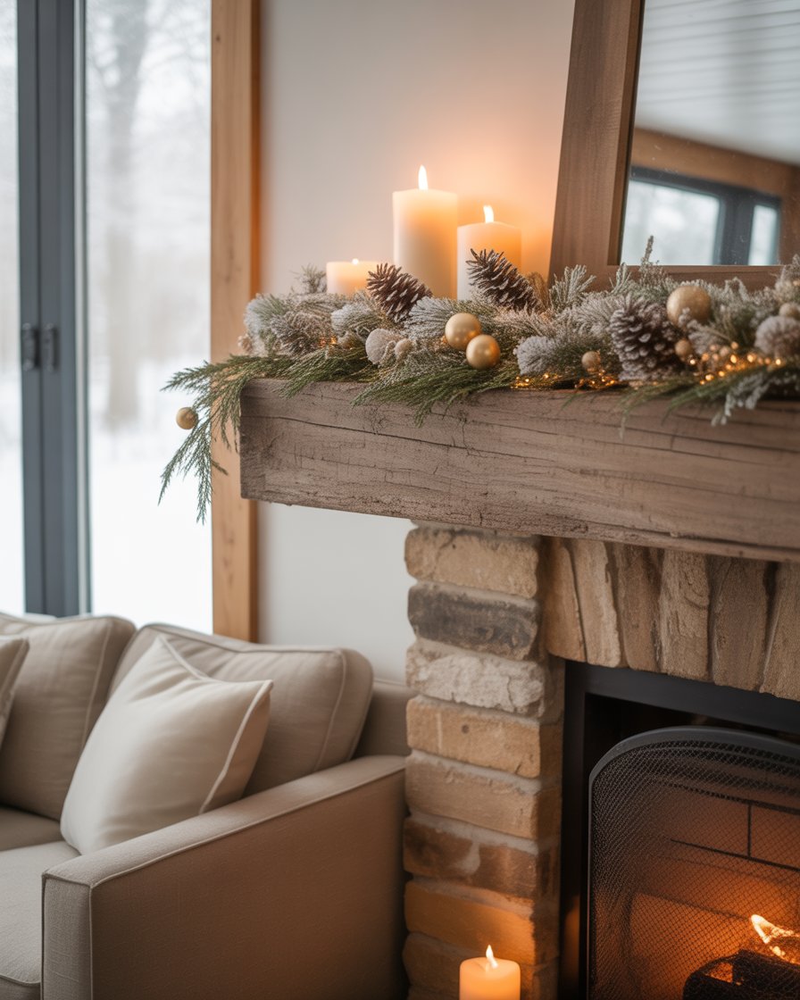 Farmhouse Christmas Decor 2025 rustic modern vintage cozy country ideas ...