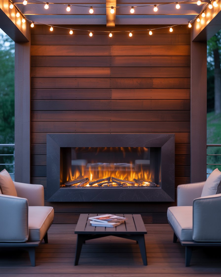 Outdoor Fireplace Ideas for Backyards 39 Cozy Rustic Stone Gas and ...
