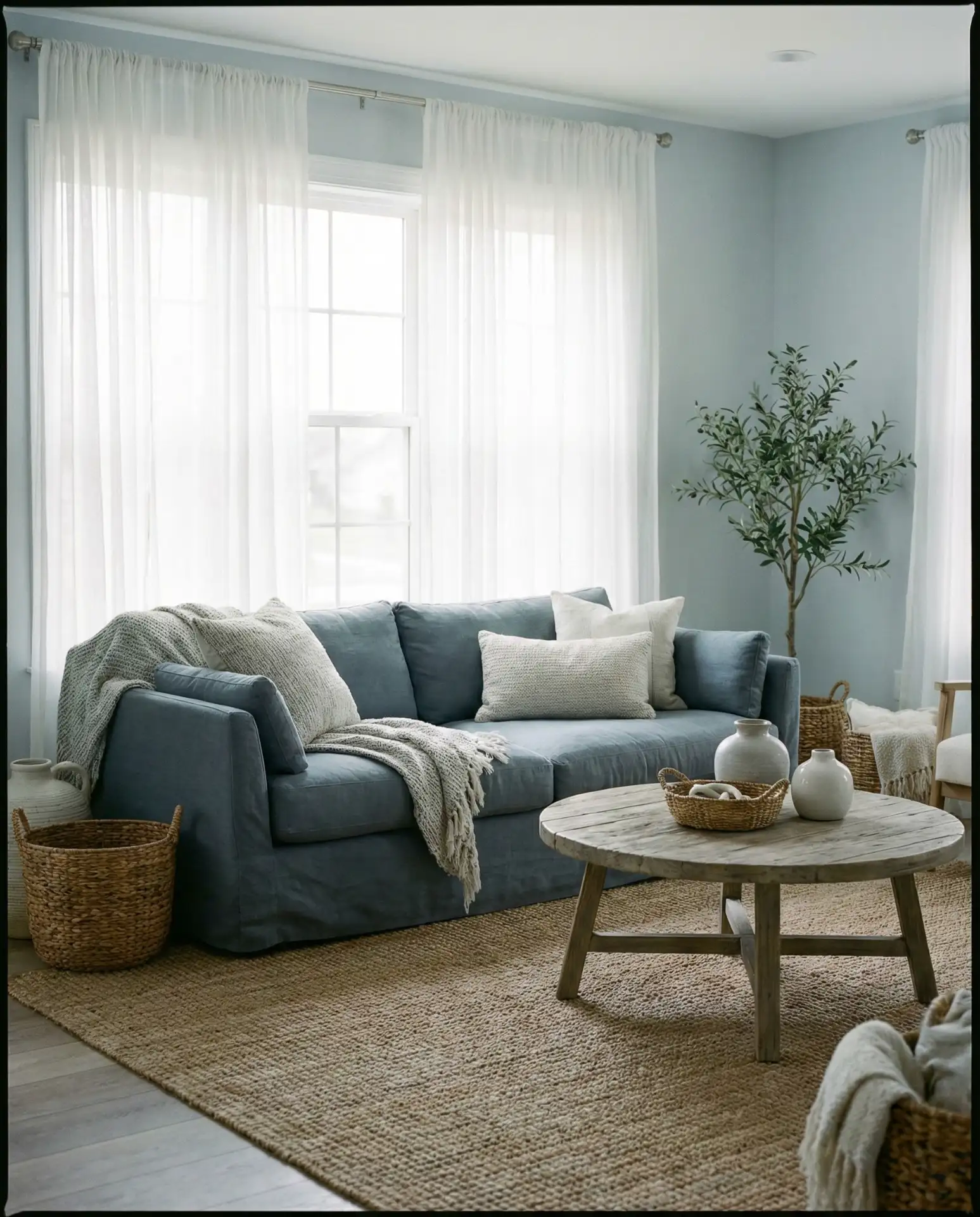 2025 Trends Living Room with Earthy Tones and Organic Materials 2