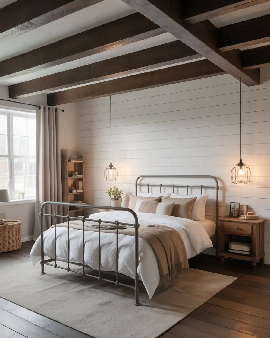 Add Exposed Beam Ceilings for Rustic Character 1