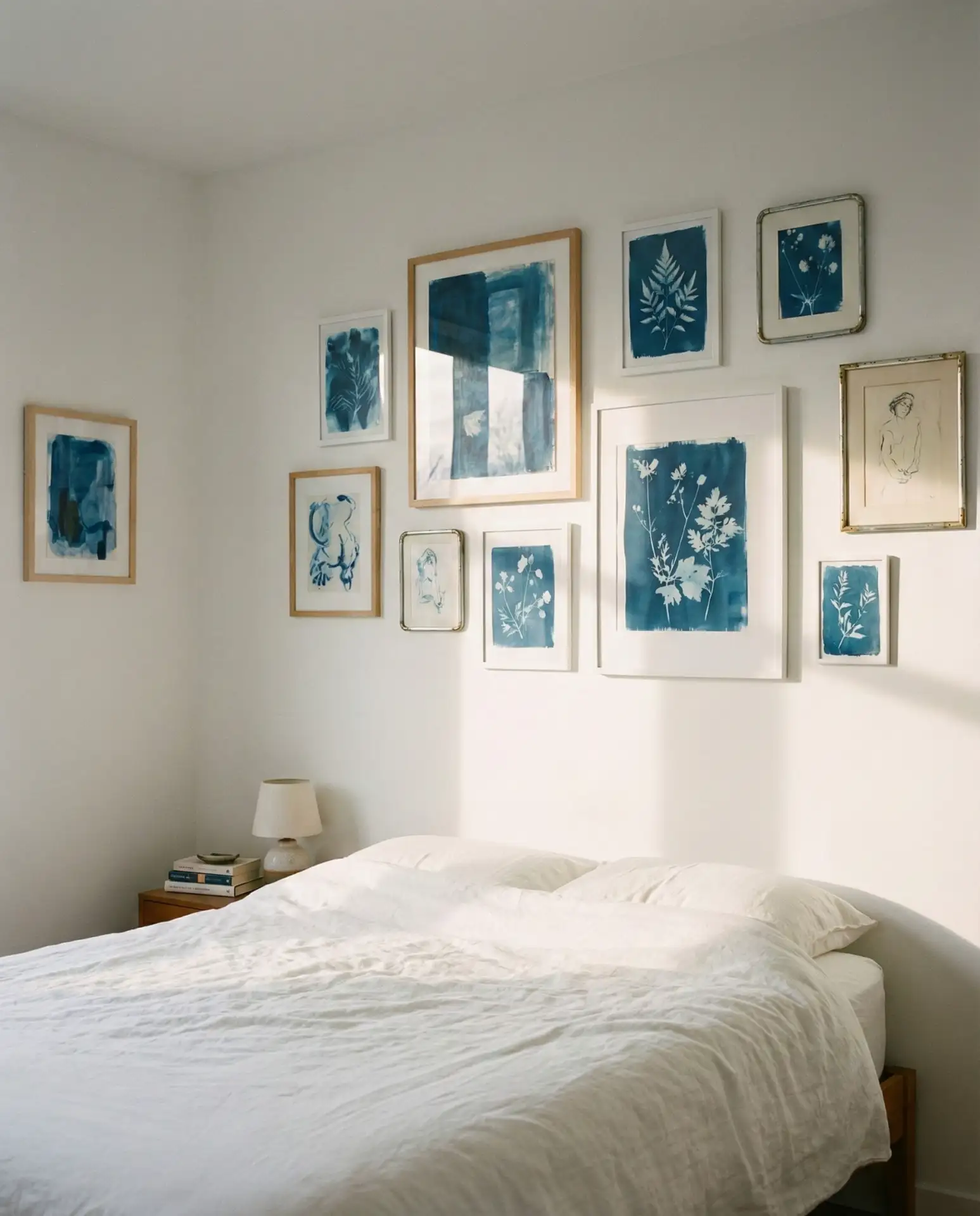 Aesthetic Blue Gallery Wall 1