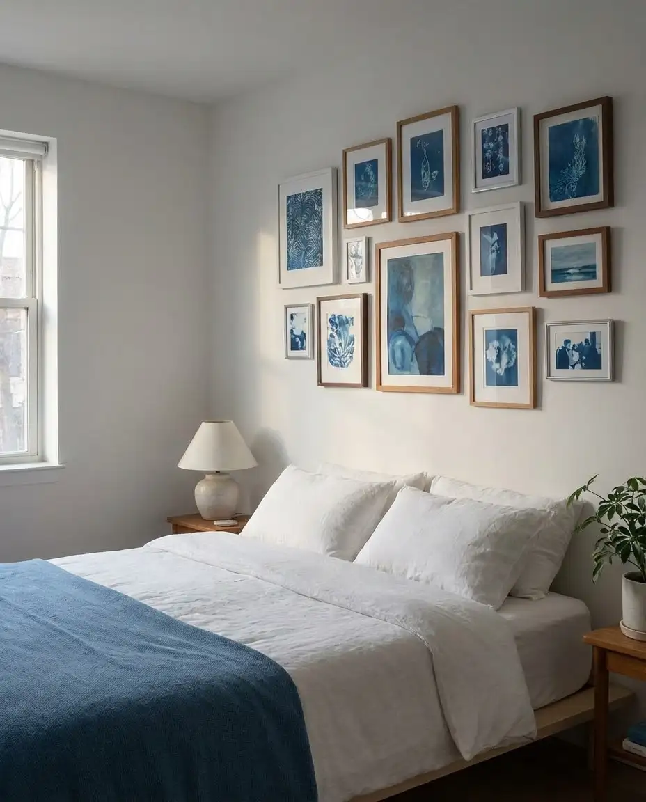 Aesthetic Blue Gallery Wall 2