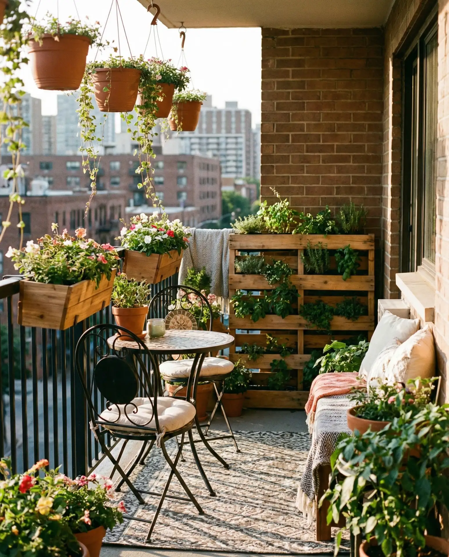 Apartment Balcony Spring Oasis 1