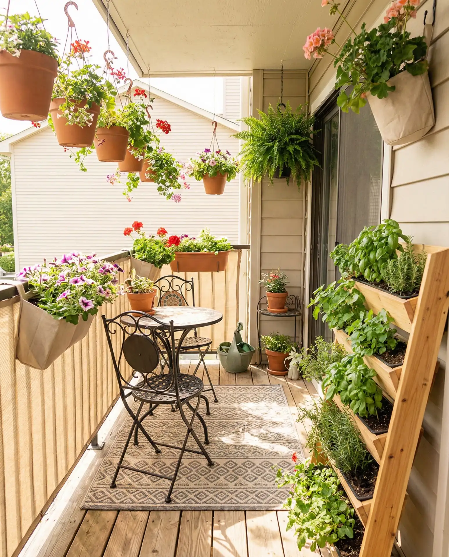 Apartment Balcony Spring Oasis 2