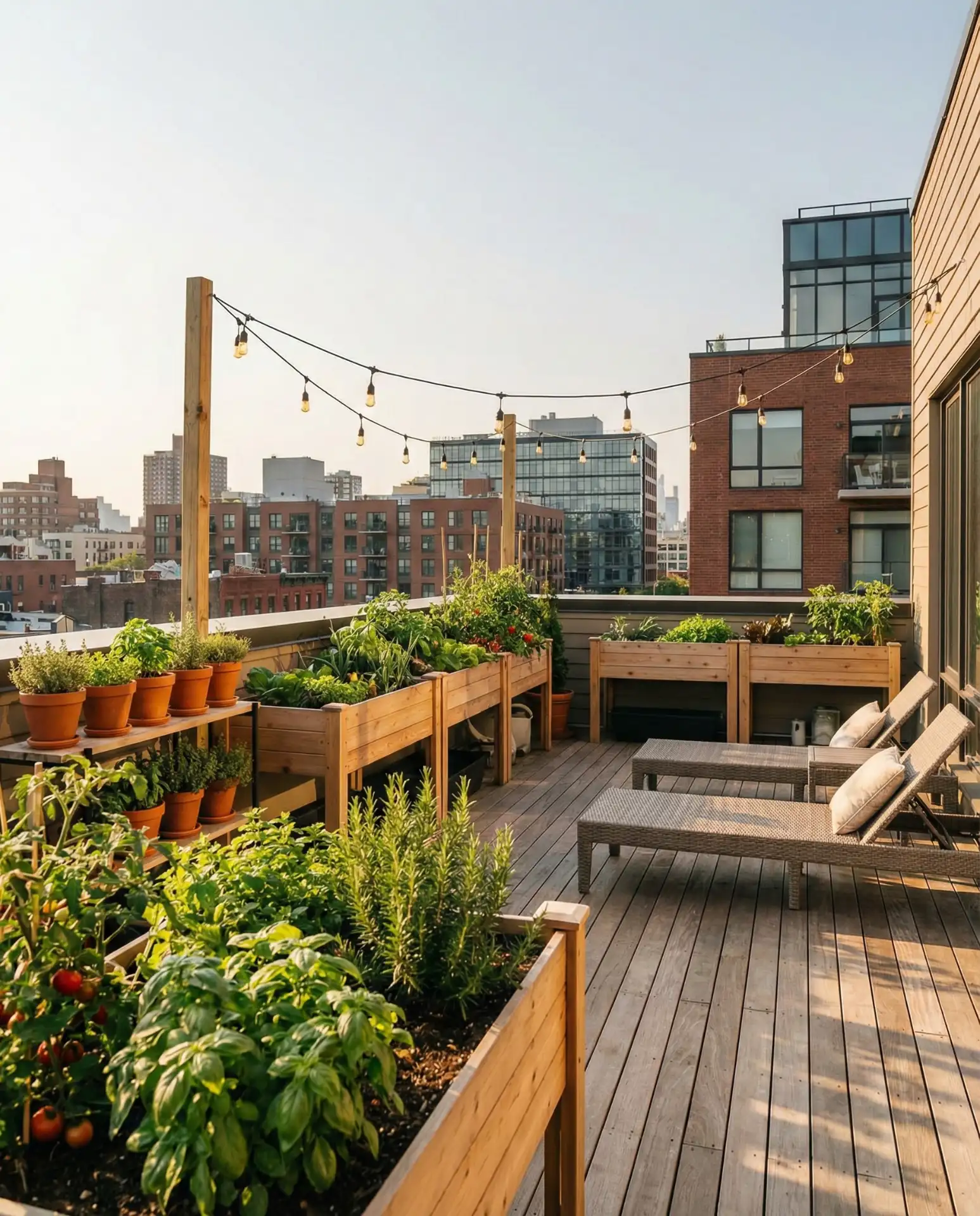 Apartment Exterior with Rooftop Garden Access 2