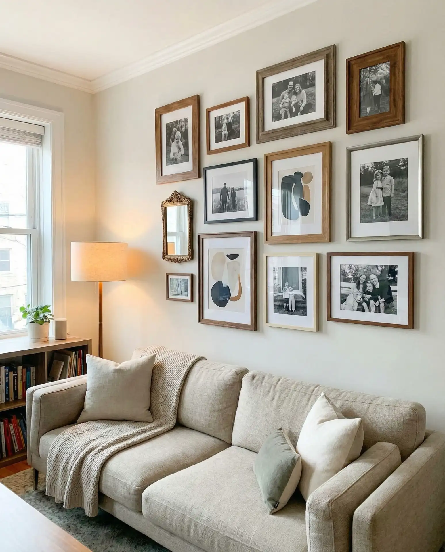 Apartment Room with Gallery Wall and Personal Collections 2
