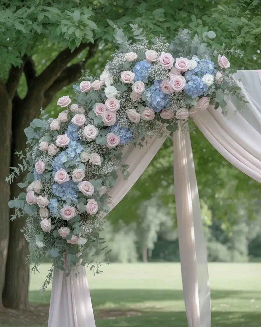 Baby Shower Floral Arch 2