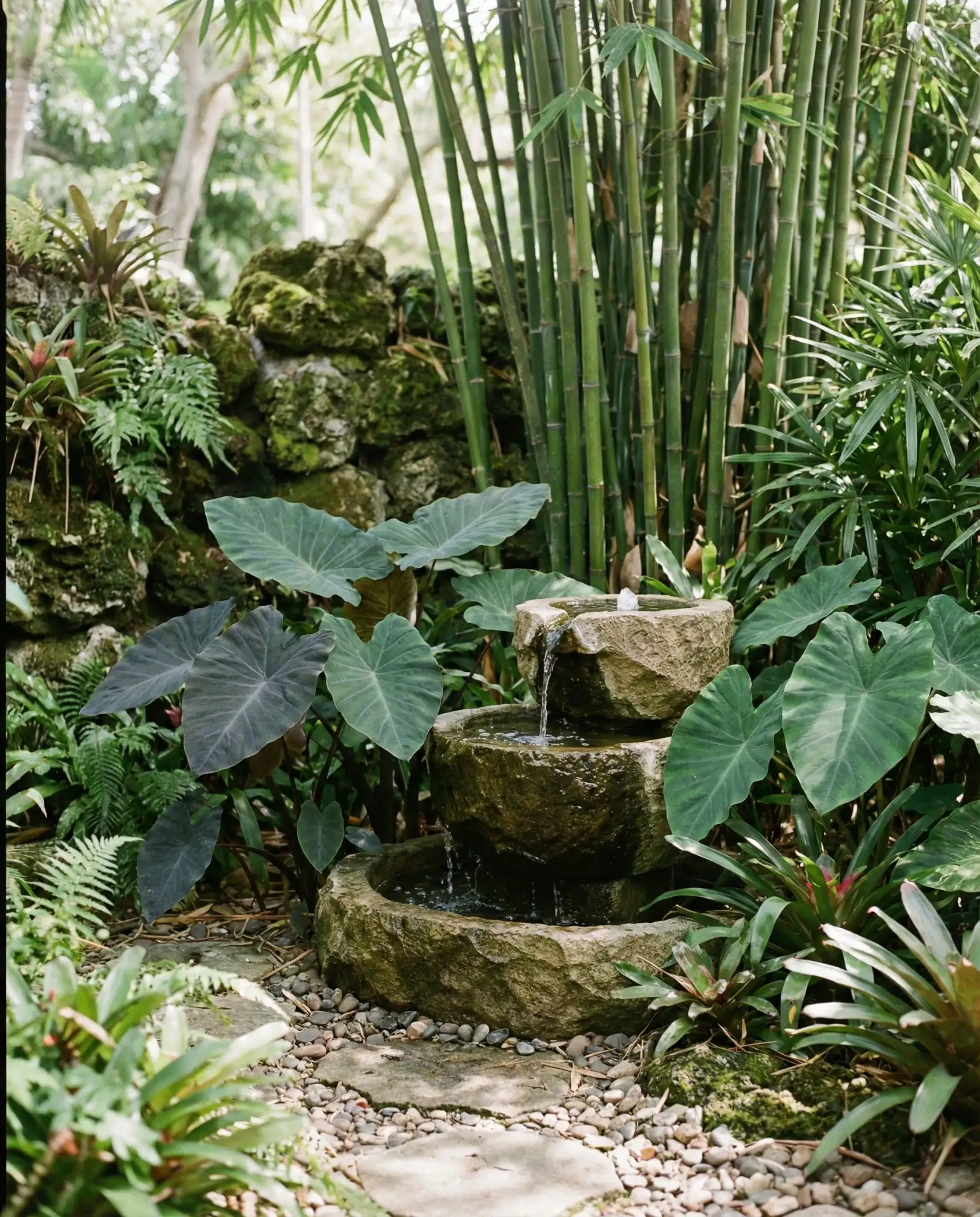 Balinese-Inspired Water Feature Corner 1