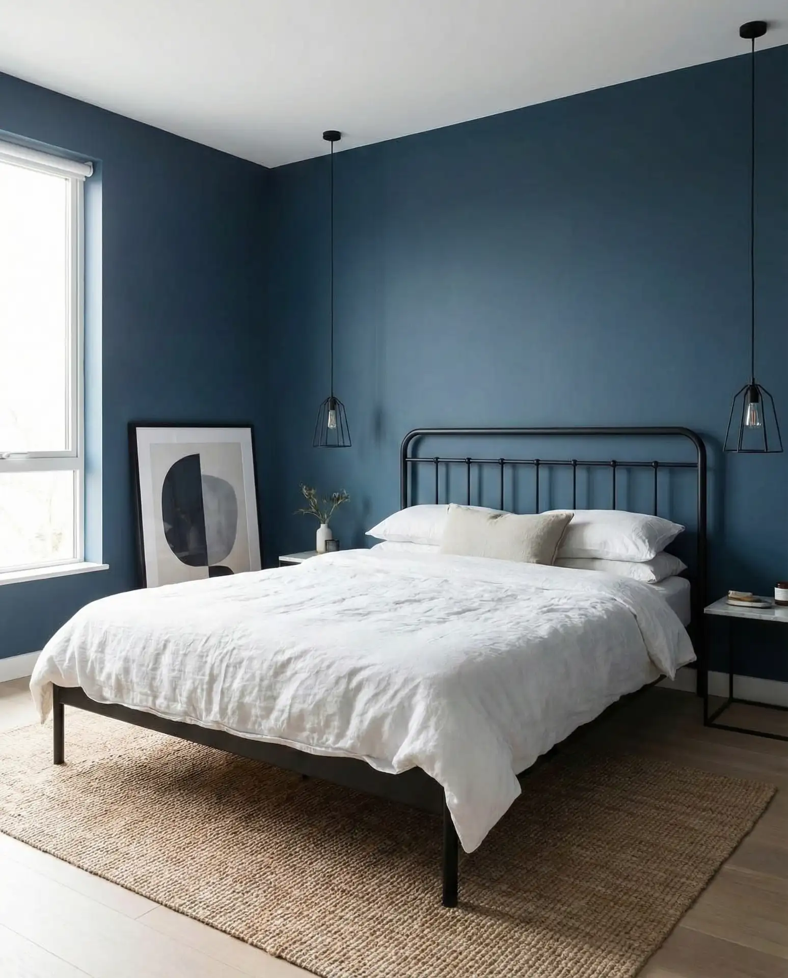 Black and Blue Modern Contrast 1