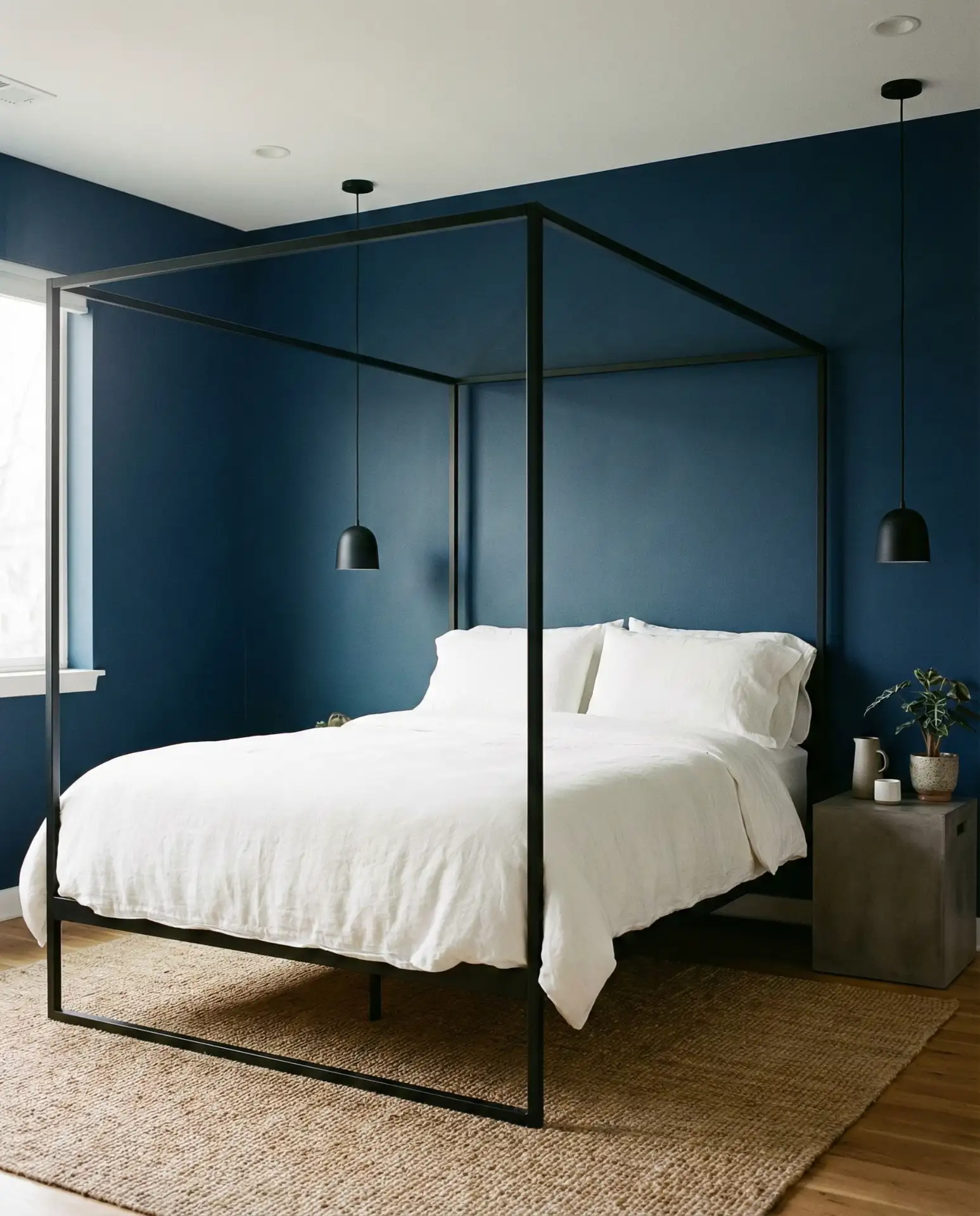 Black and Blue Modern Contrast 2