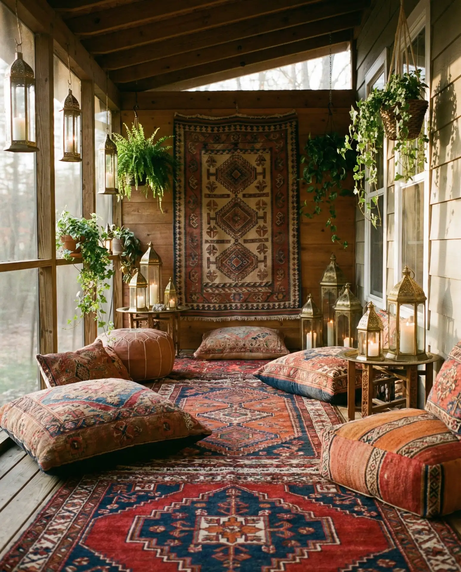 Boho Hippie Haven with Layered Textiles 2
