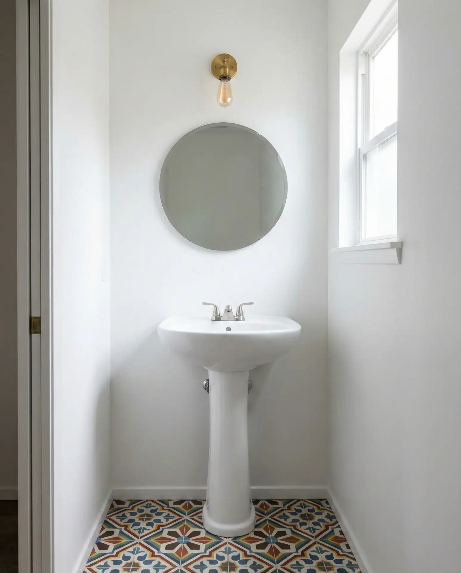 Bright White with Colorful Tile Accents 2