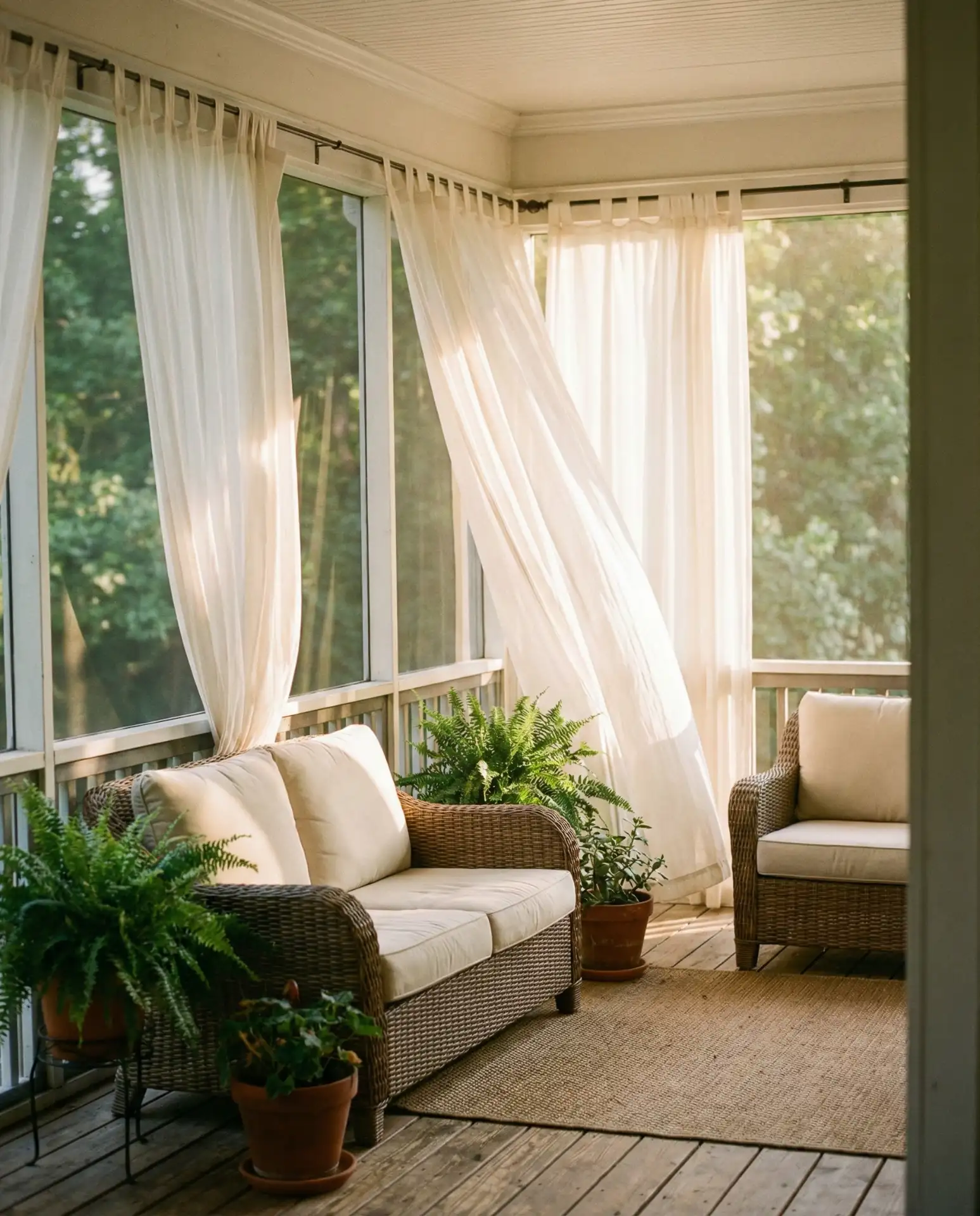 Budget-Friendly Patio Privacy with Outdoor Curtains 2