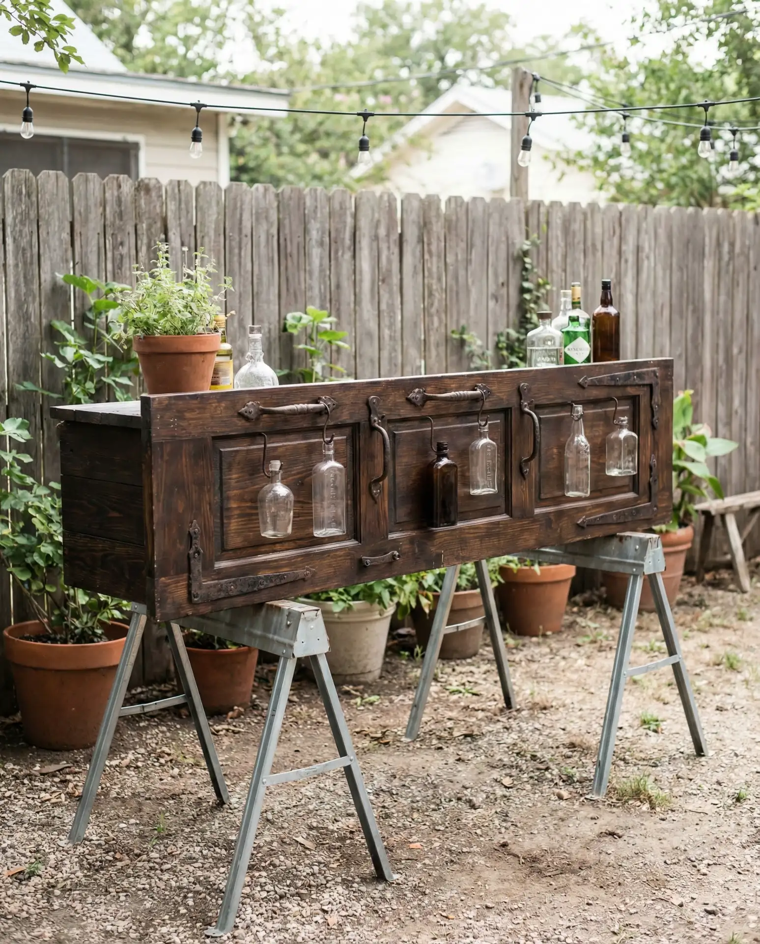 Budget-Friendly Upcycled Door Bar 2
